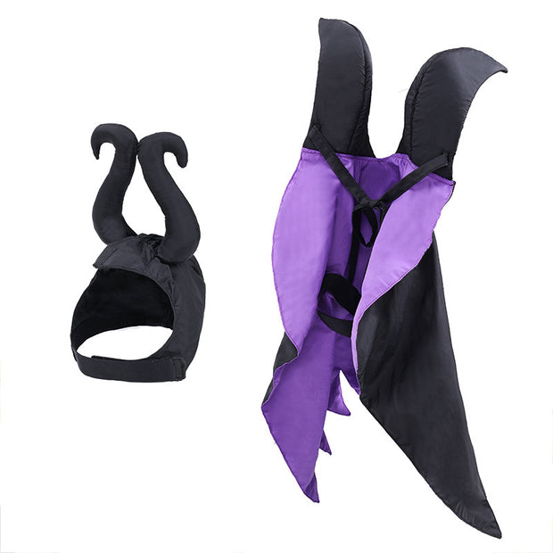 Halloween Dog Cloak With Hat Pet Clothing