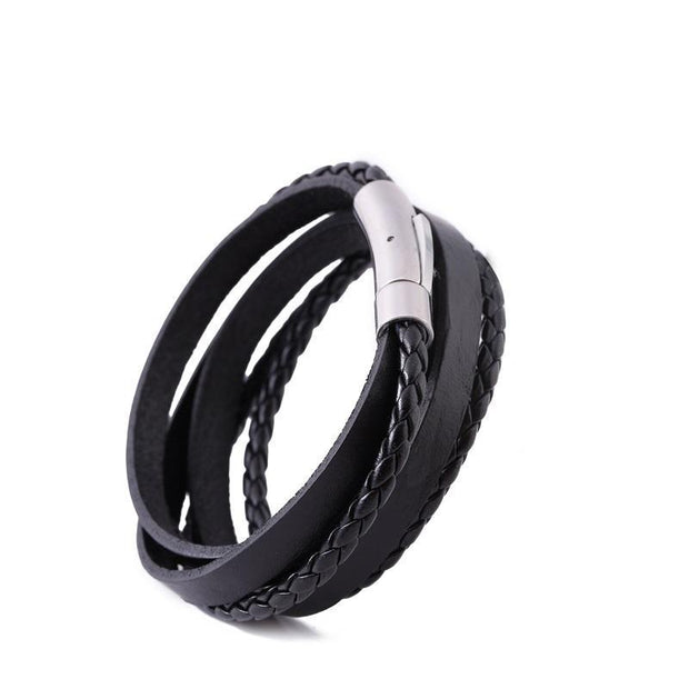 Multiple Layers Leather Bracelet
