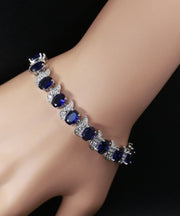 Exquisite Rainbow Mystic & White Chain Bracelet