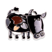 Cow alloy drip corsage