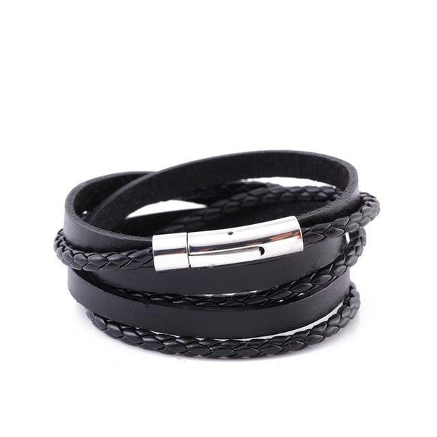 Multiple Layers Leather Bracelet