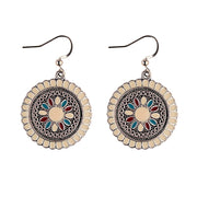 Round drip earrings