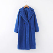 Street style lamb wool coat