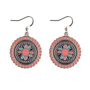 Round drip earrings