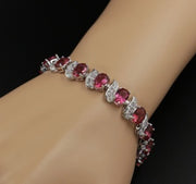 Exquisite Rainbow Mystic & White Chain Bracelet