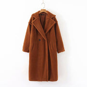 Street style lamb wool coat
