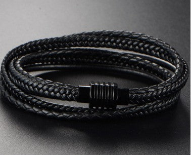 Multiple Layers Leather Bracelet