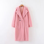 Street style lamb wool coat