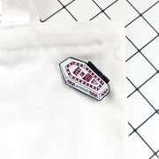Flip drip brooch
