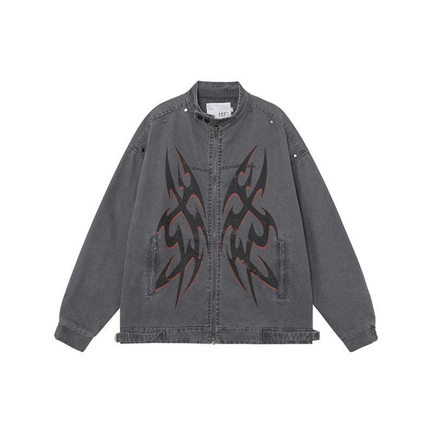Men's Clothing Street High Street Printed Jacket Coat