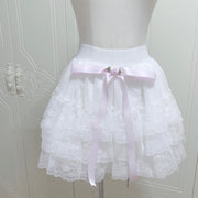Layers Of Lace Gauze Cake Skirt